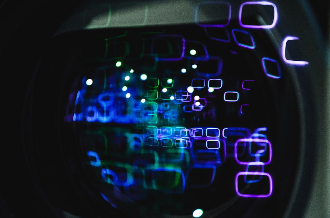 Deteksi Objek YOLO - a close up of a camera lens with a blurry background