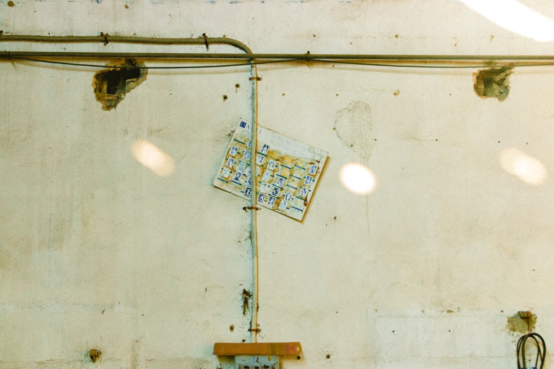 Electrical Wiring Commissioning - white wire on calendar on wall